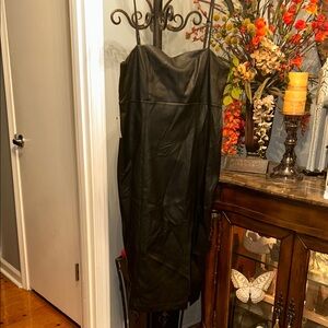 Express Black Body Contour Dress